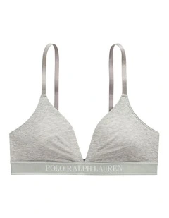Polo Essentials Cotton Blend Unpadded Triangle Bralette
