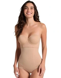 Sheer Highlight Extra-High Waist Butt-Lift Shaper Brief