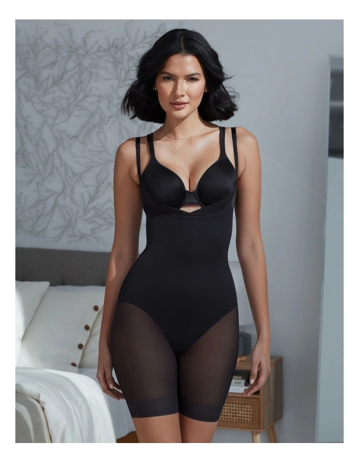 Sheer Shaping Long Leg Full Body Shaper image 3