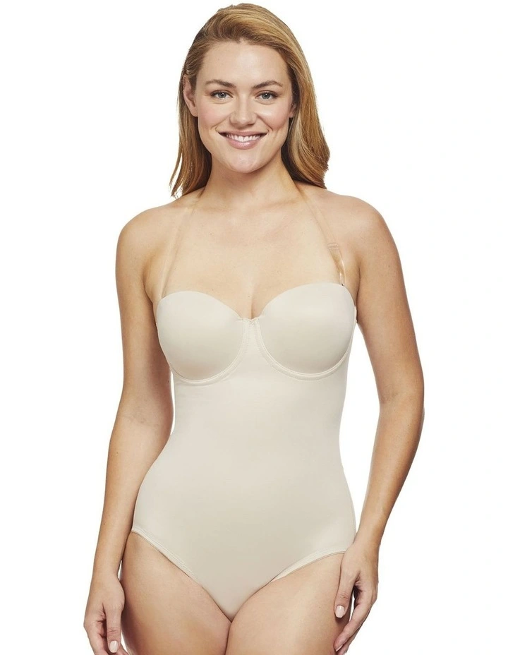 Shape Away Padded Cup Strapless Shapewear Bodysuit image 1