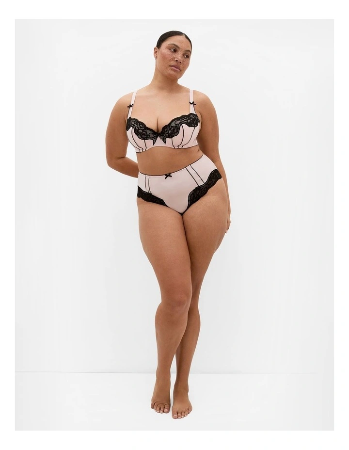 Plus Size Leticia Contour Uplift Bra in pink icing image 1