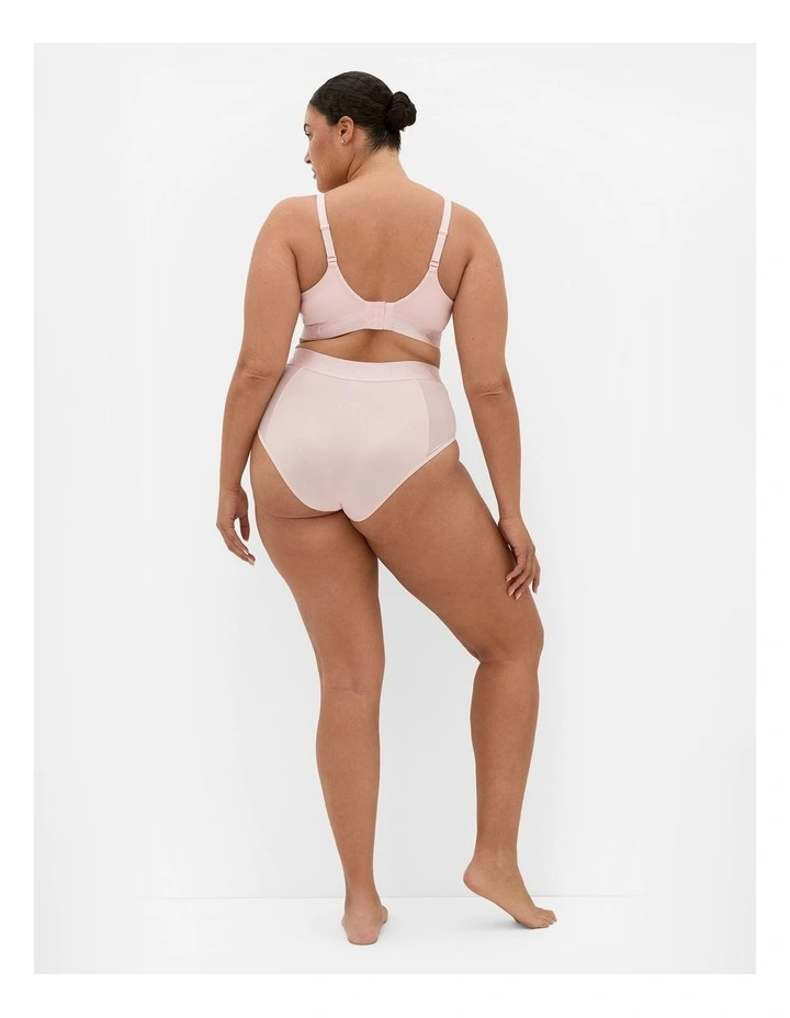 Plus Size Signature CCX Wireless Bra  in pink icing image 2