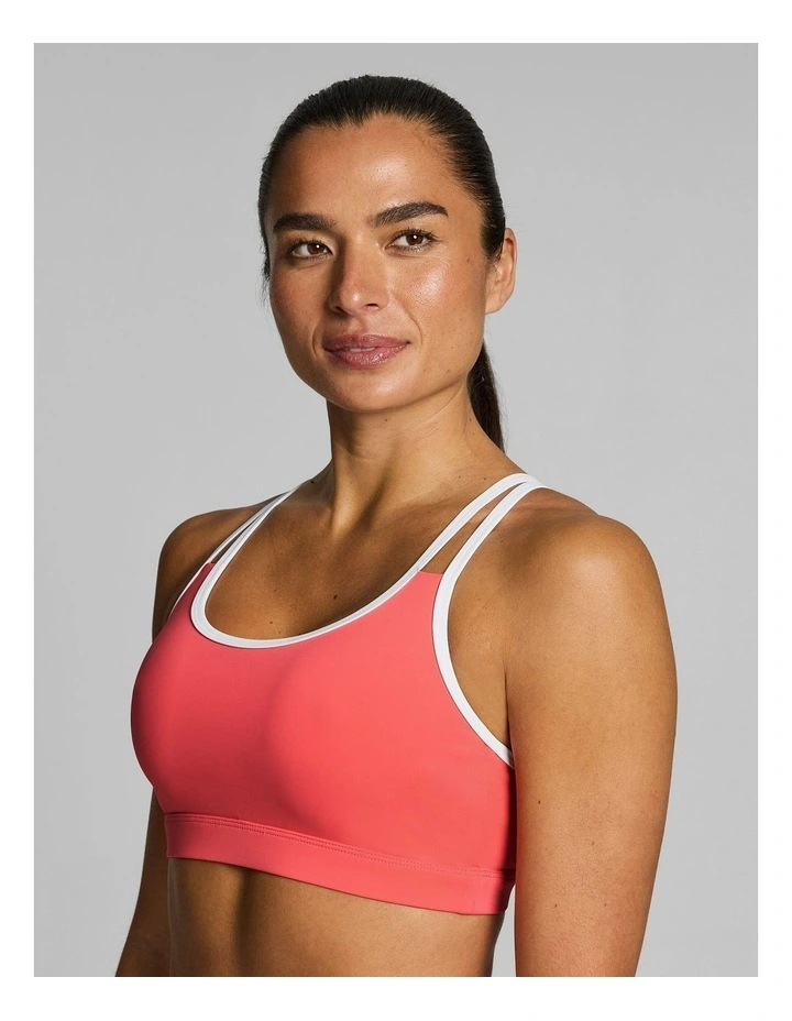 Gym & Swim Medium Support Sports Bra Papaya image 4
