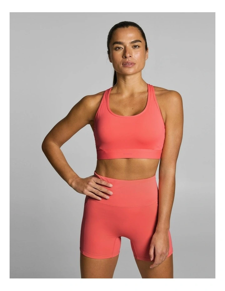 Gym & Swim High Support Adjustable Sports Bra Papaya image 1