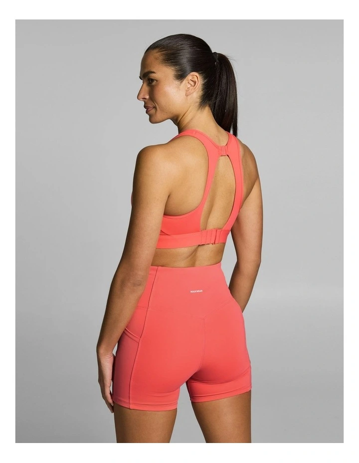 Gym & Swim High Support Adjustable Sports Bra Papaya image 2