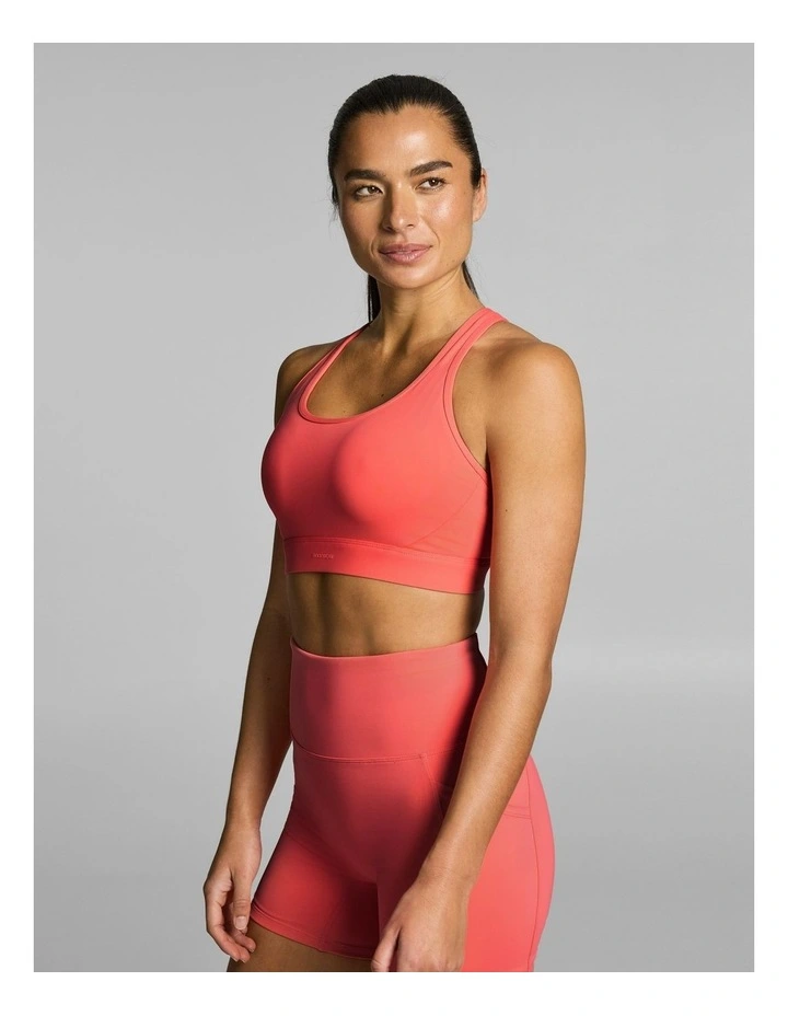 Gym & Swim High Support Adjustable Sports Bra Papaya image 3