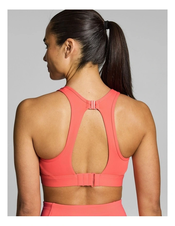 Gym & Swim High Support Adjustable Sports Bra Papaya image 4