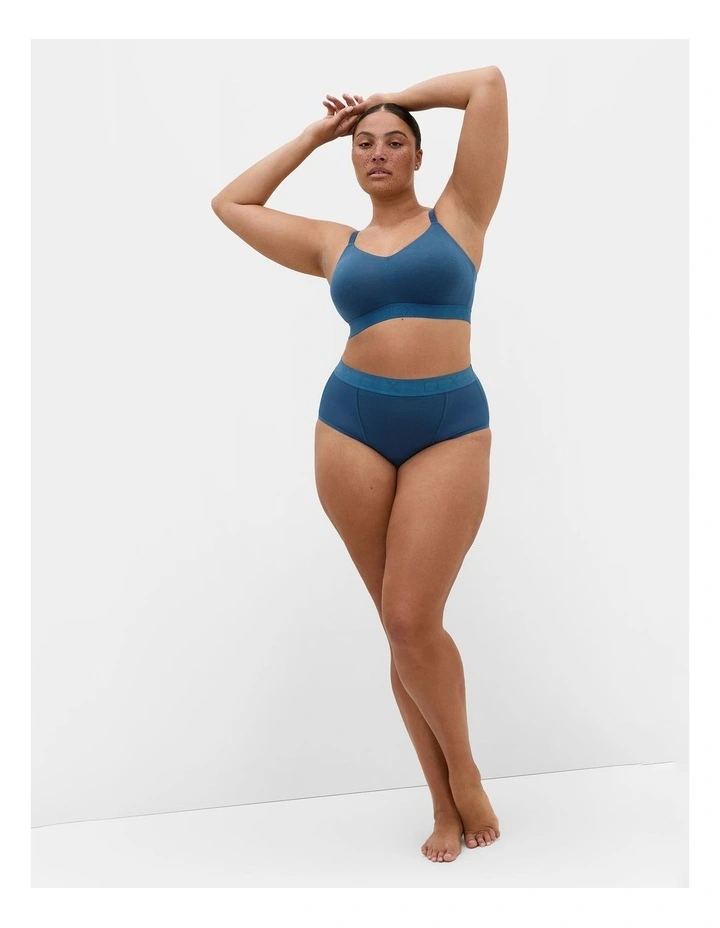 Plus Size Signature CCX Wireless Bra in Poseidon image 1