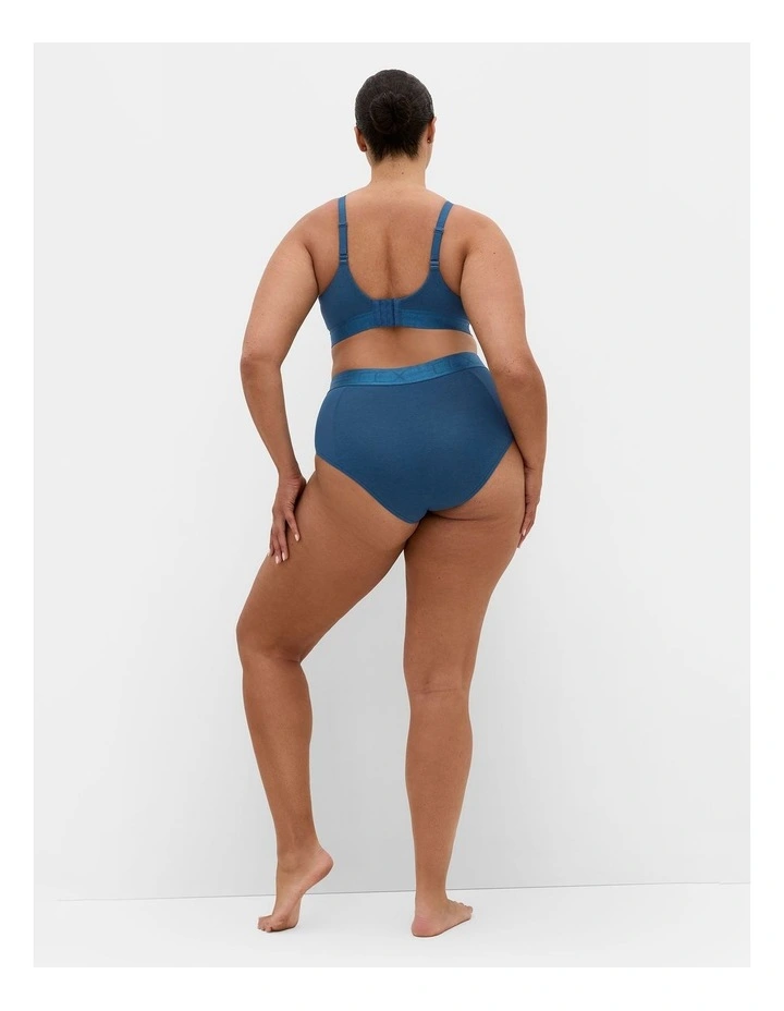 Plus Size Signature CCX Wireless Bra in Poseidon image 2