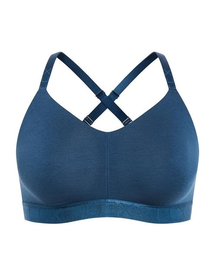 Plus Size Signature CCX Wireless Bra in Poseidon image 5