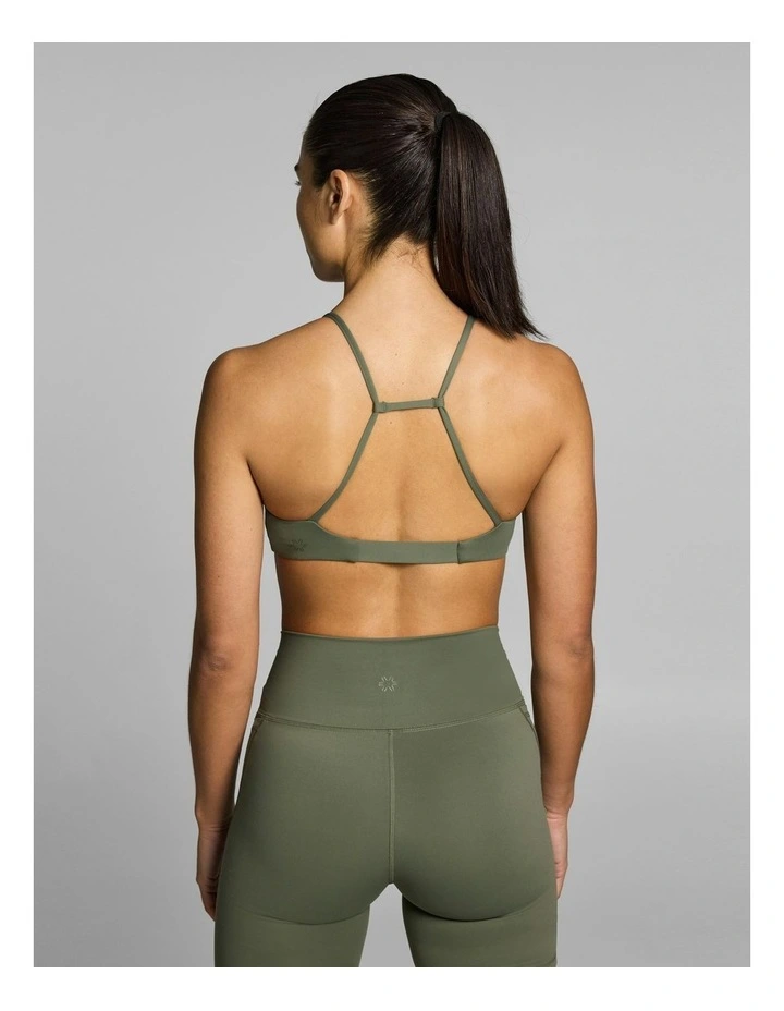 Strappy Low Support Sports Bra Moss image 2