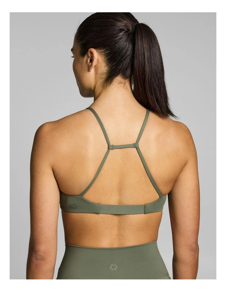 Strappy Low Support Sports Bra Moss image 4