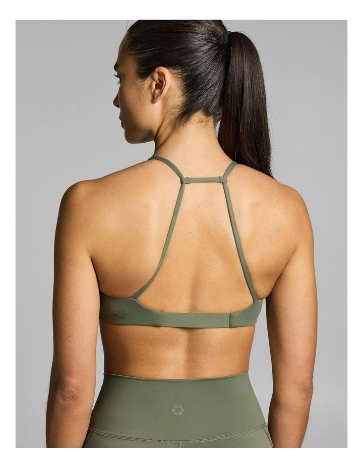Strappy Low Support Sports Bra Moss image 5