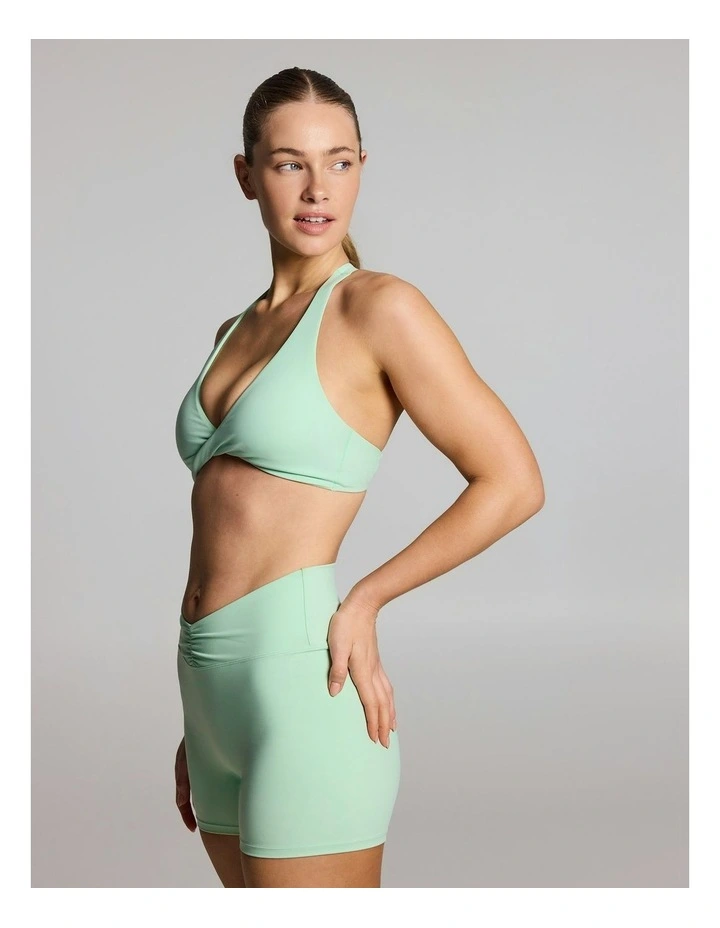 Twist Front Low Support Sports Bra Apple image 3