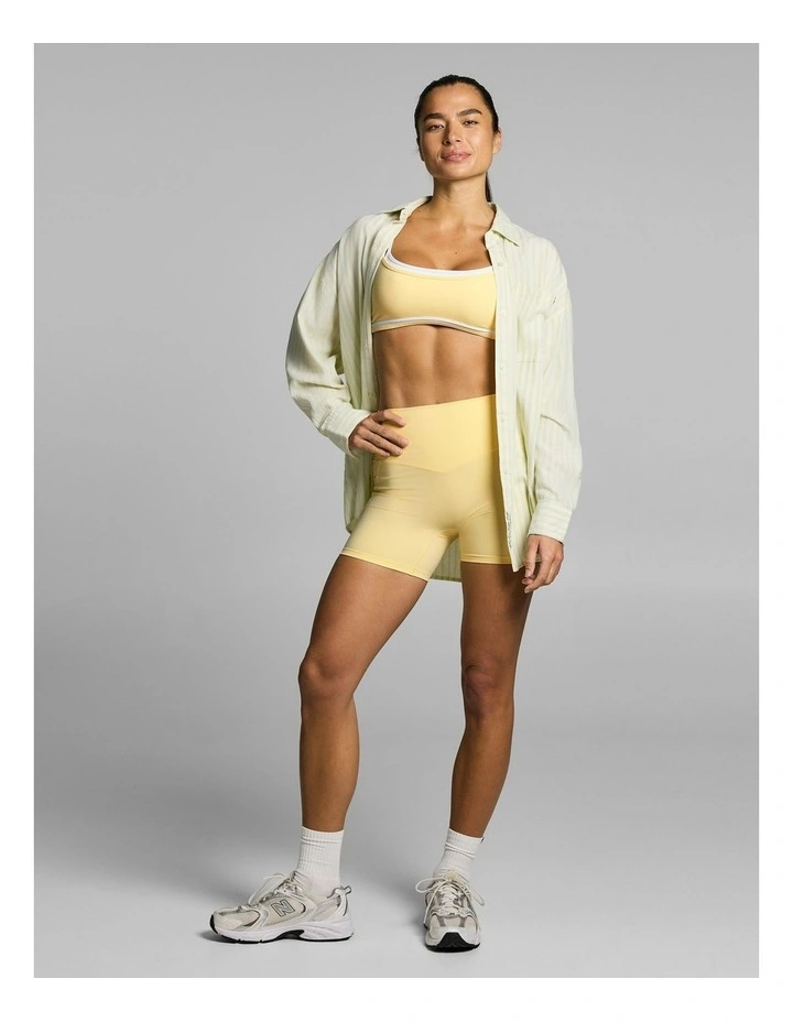 Contrast Strappy Low Support Sports Bra Buttercup image 5