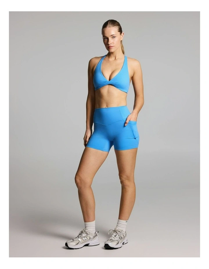 Twist Front Low Support Sports Bra Mykonos image 5