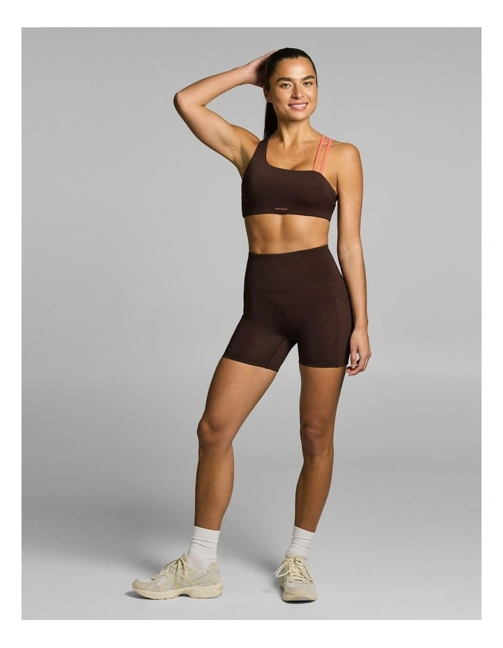 Gym & Swim Medium Support Sports Bra Espresso image 5