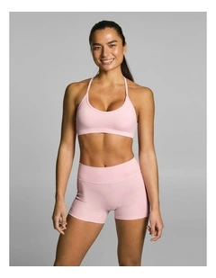 Rib Low Support Sports Bra Rosewater