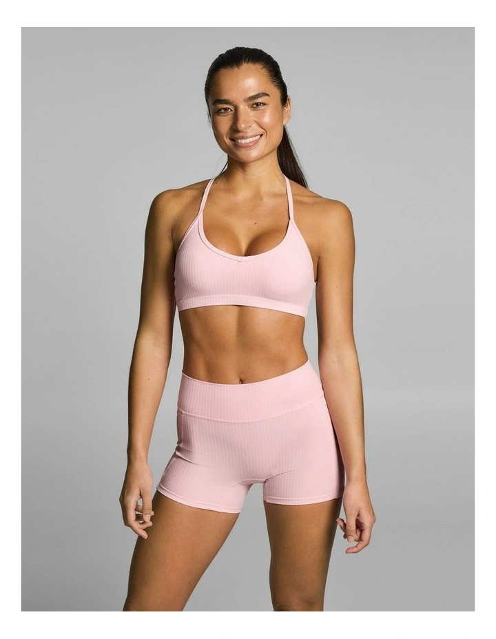 Rib Low Support Sports Bra Rosewater image 1