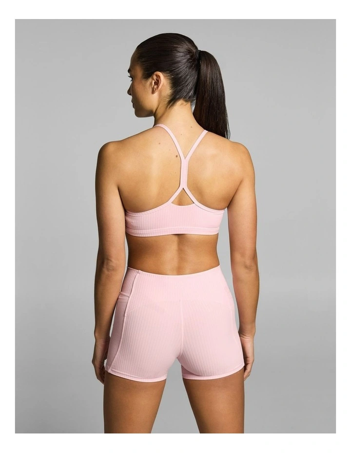 Rib Low Support Sports Bra Rosewater image 2
