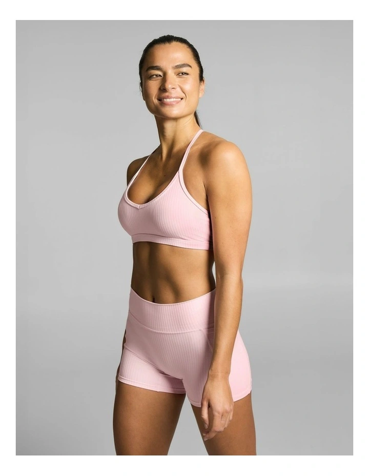Rib Low Support Sports Bra Rosewater image 3