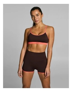 Gym & Swim Medium Support Sports Bra Espresso