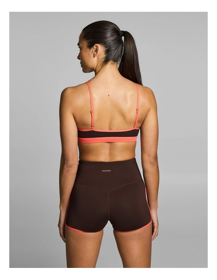 Gym & Swim Medium Support Sports Bra Espresso image 2