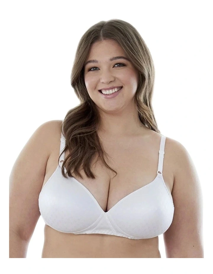 Cotton Jacquard Lightly-Padded Wirefree Bra image 5
