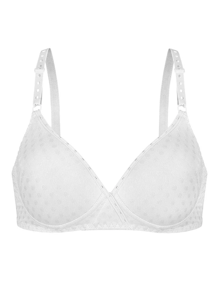 Cotton Jacquard Lightly-Padded Wirefree Bra image 6