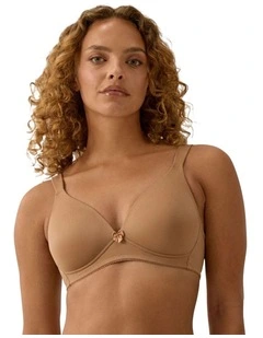Padded Wirefree T-Shirt Bra with Wide Straps