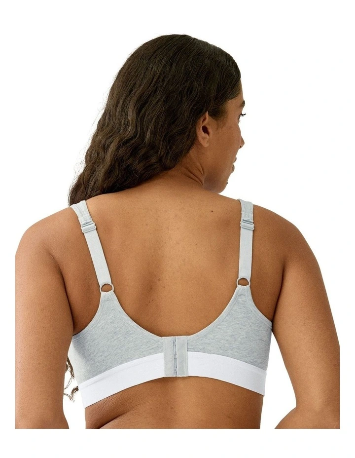 Athleisure Cotton Padded Strap Wirefree Bra image 2