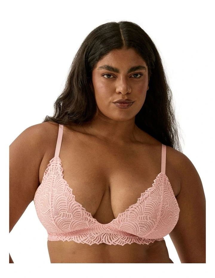 Friday Unpadded Triangle Cup Recycled Lace Bralette image 1