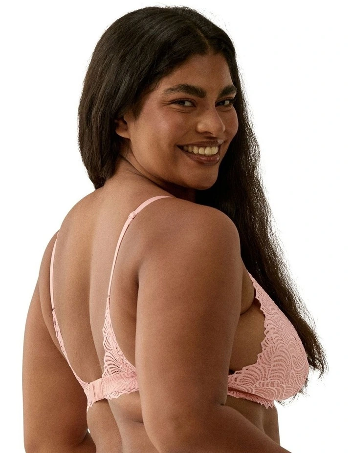 Friday Unpadded Triangle Cup Recycled Lace Bralette image 2