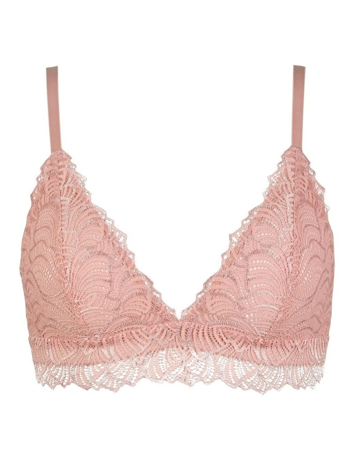 Friday Unpadded Triangle Cup Recycled Lace Bralette image 5