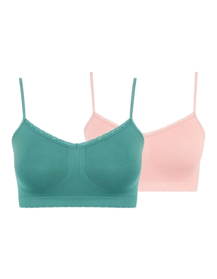 Zen Attitude Crop Top Style Wirefree Bralette (Pack of 2) image 1