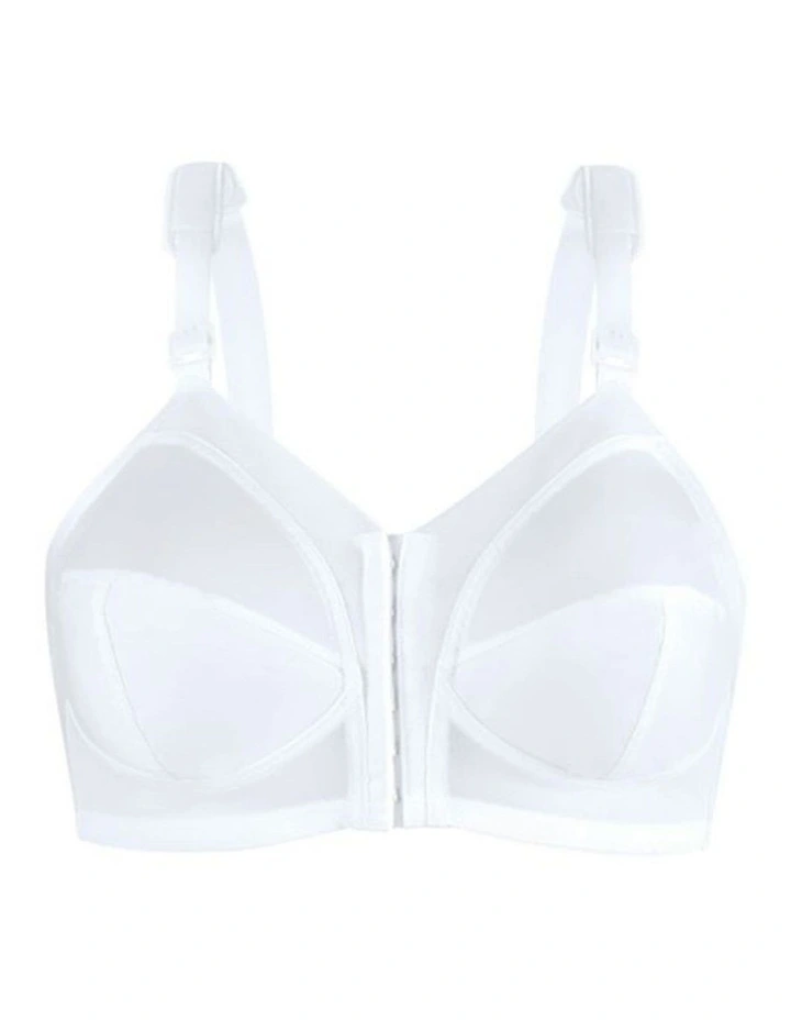 Front Close Cotton-Blend Classic Support Plus Size Bra image 7