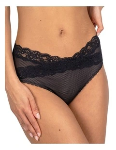 Brooklyn Mid-Rise Lace Trim Brief