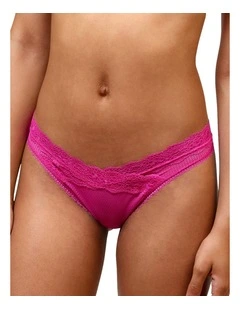 Brooklyn Cheeky Cut Tanga Brief with Lace