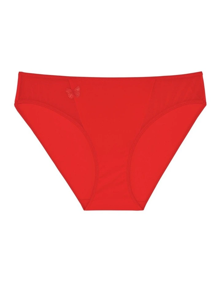 Miss Joy Microfibre Bikini Brief in Red image 7