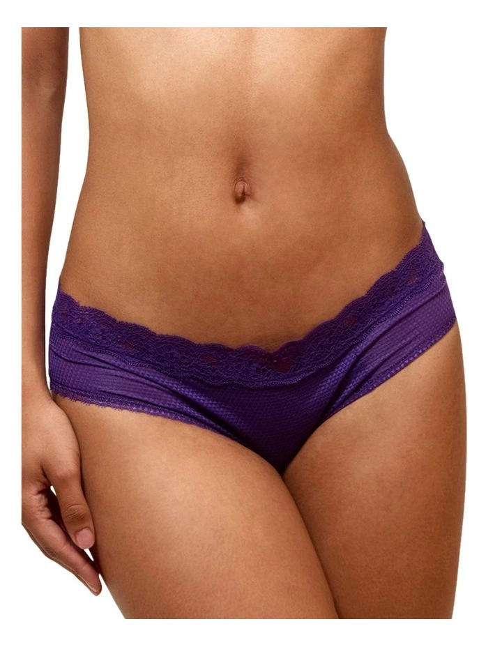 Brooklyn Shorty Hipster Brief with Lace image 1