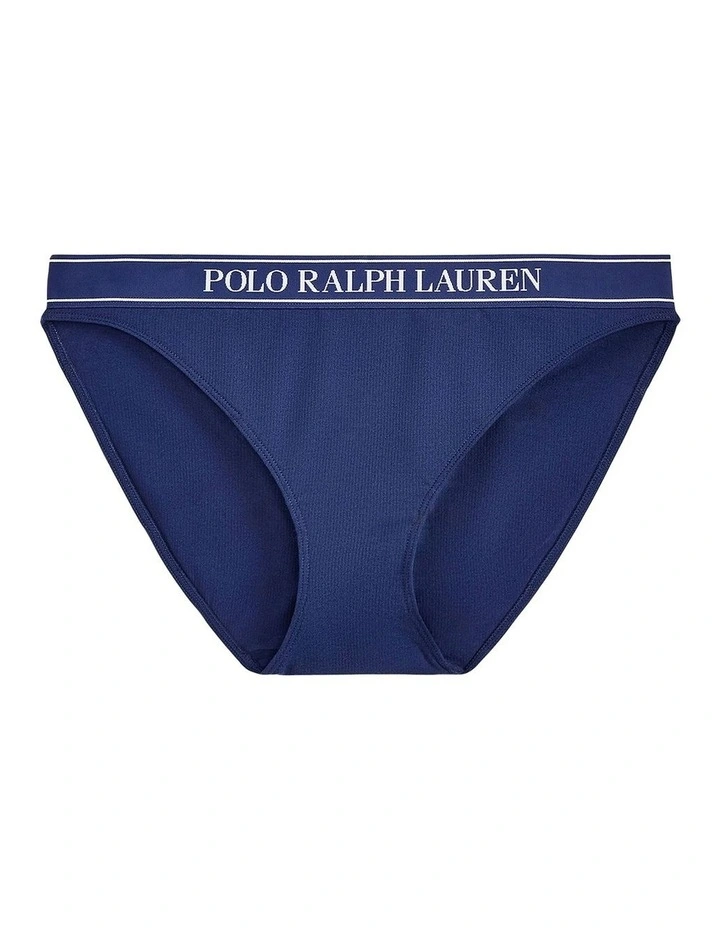 Polo Essentials Cotton Blend High Leg Bikini Brief image 5