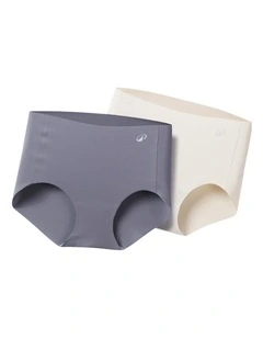 Decathlon | Domyos Women Sport Boxer Nude Ash Grey And Eggshell