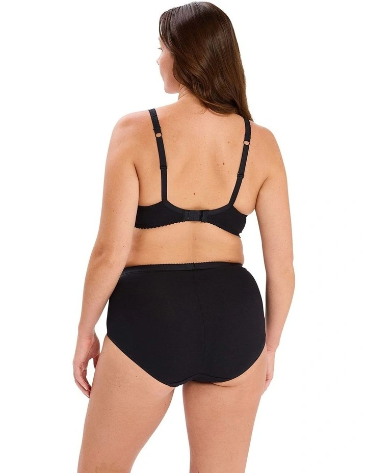 Coton d'Arum Organic Cotton & Lace High Waist Shaping Brief image 6