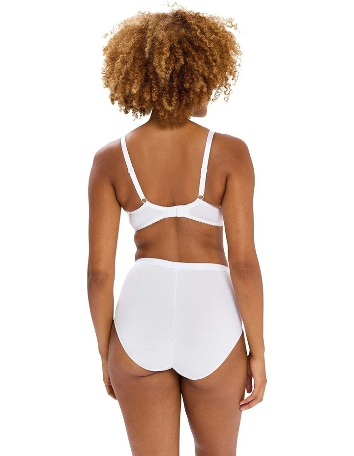 Coton d'Arum Organic Cotton & Lace High Waist Shaping Brief image 5