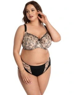 Tatuaz Microfibre Full Cut Brief with Embroidery