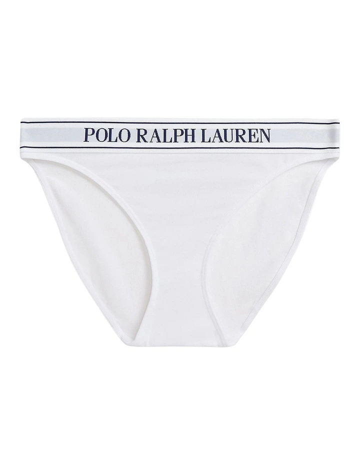 Polo Essentials Cotton Blend High Leg Bikini Brief image 1