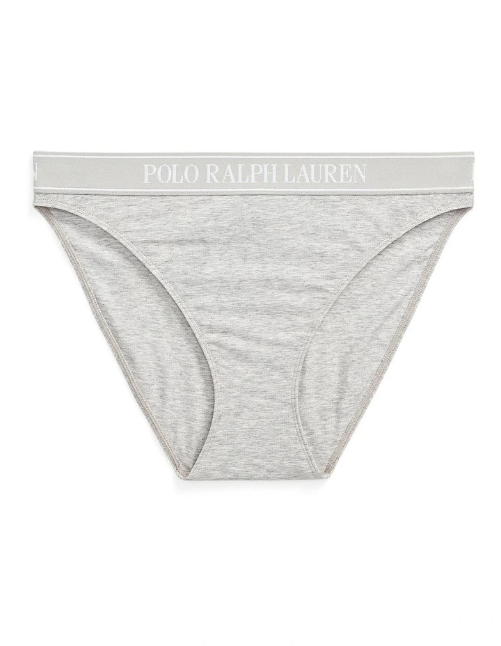Polo Essentials Cotton Blend High Leg Bikini Brief image 5