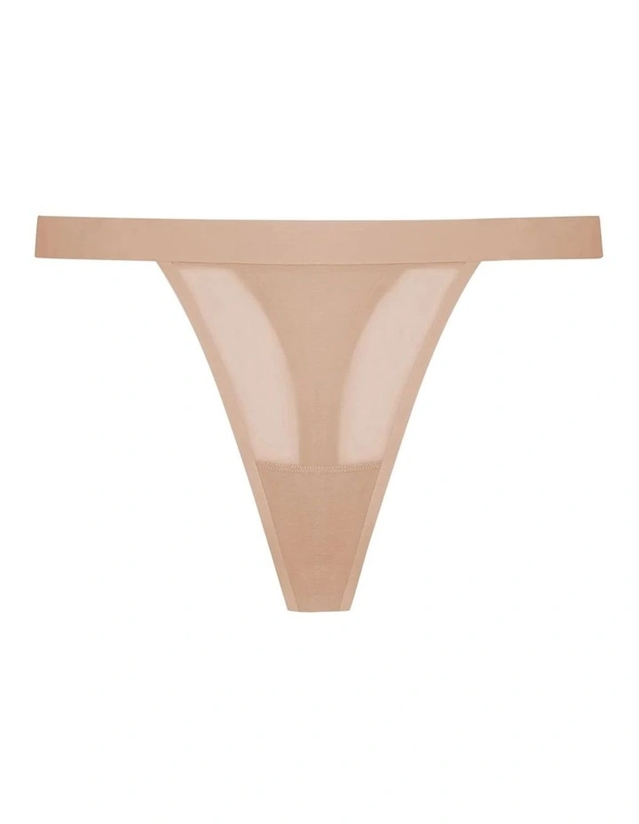True Zen Sheer Mesh Thong Underwear image 4