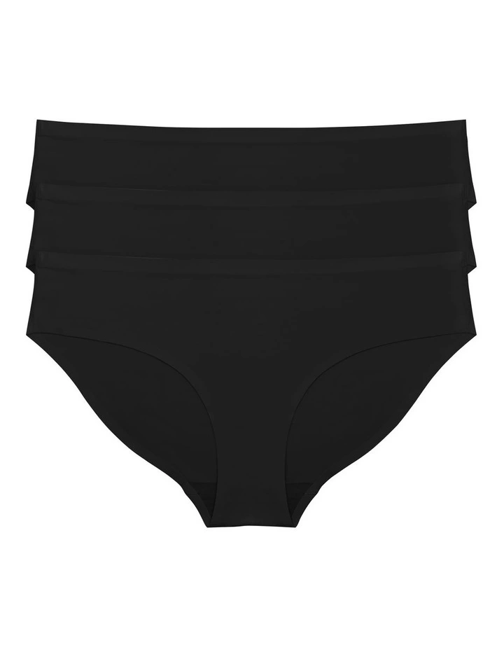 3 Pack Seamless Low-Rise Hipster Brief image 1
