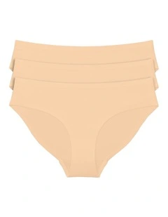 3 Pack Seamless Low-Rise Hipster Brief
